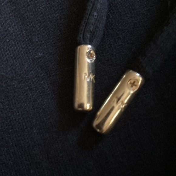 Michael Michael Kors black hoodie gold logo size M . Pre owned condition - Picture 3 of 4